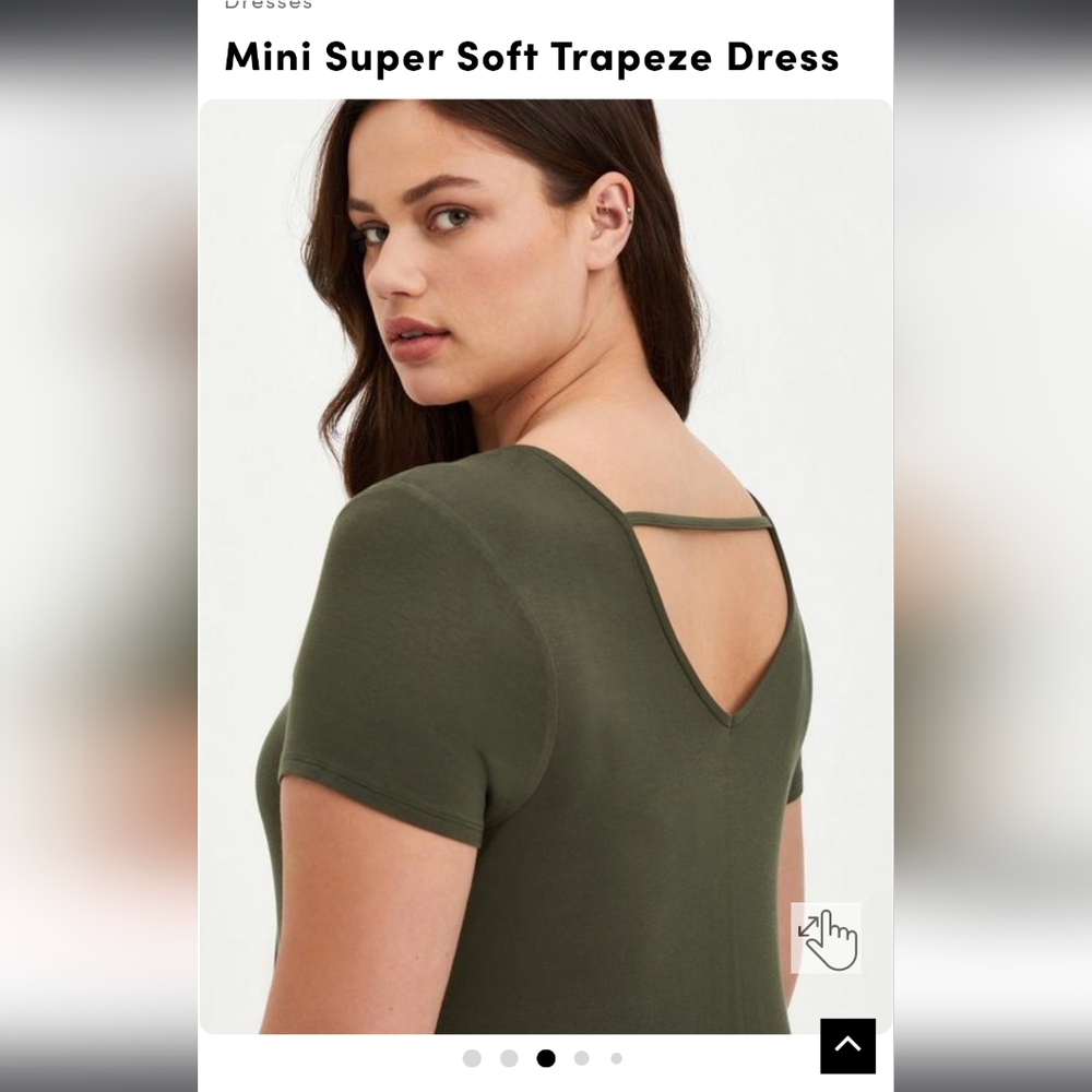 Torrid Super Soft Trapeze Dress - Picture 2 of 6